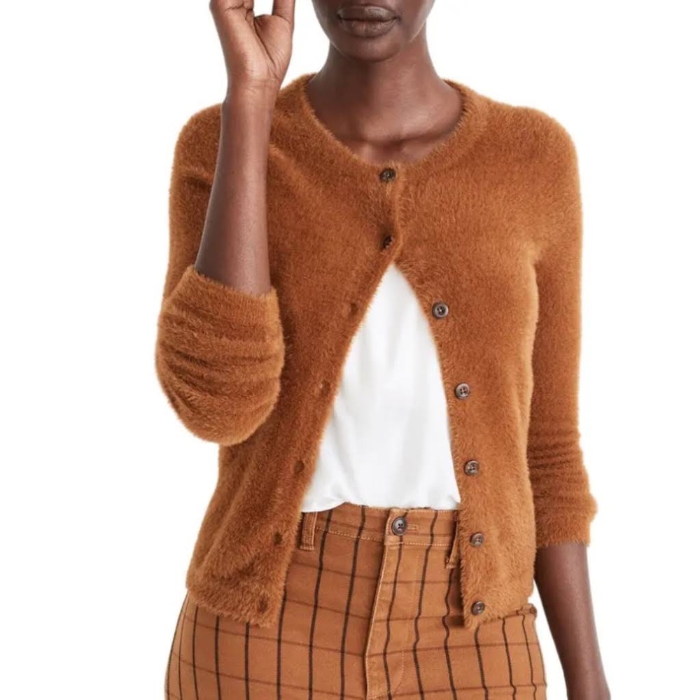 Madewell Hewitt Cardigan Brown